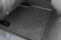 Specific rubber mats suitable for Peugeot 308 SW 2013-2021, 4-piece set, black color-image-6228903