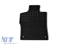 Specific rubber mats suitable for Peugeot 308 SW, 308 SW Hybrid after 2022, 4-piece set, black color-image-6250113
