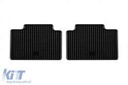 Specific rubber mats suitable for Peugeot 308 SW, 308 SW Hybrid after 2022, 4-piece set, black color-image-6250115