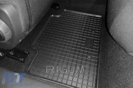 Specific rubber mats suitable for Peugeot 308 SW, 308 SW Hybrid after 2022, 4-piece set, black color-image-6250118