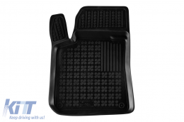 Specific rubber mats suitable for Peugeot 308 2013-2021, 4-piece set, black color-image-6215007