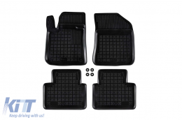 image-78-Specific rubber mats suitable for Peugeot 308 wagon 2014-2021, 4-piece set, black color