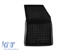 Specific rubber mats suitable for Peugeot 308, Citroen DS4 after 2020, 4-piece set, black color-image-6215050