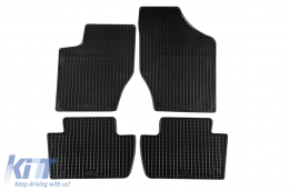 image-79-Specific rubber mats suitable for Peugeot 308 2007-2013, 4-piece set, black color