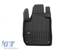Specific rubber mats suitable for Peugeot 308 wagon 2013-2021, 4-piece set, black color, with 24-month warranty-image-6223616