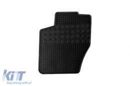 Specific rubber mats suitable for Peugeot 308 after 2007, 4-piece set, black color-image-6248879