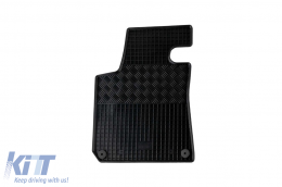 Specific rubber mats suitable for Peugeot 308 after 2013, 4-piece set, black color-image-6248884