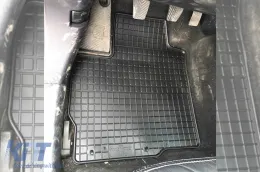 Specific rubber mats suitable for Peugeot 4007, Citroen C-Crosser 2007-2012, Mitsubishi Outlander 2007-2018, 4-piece set, black color-image-6229984