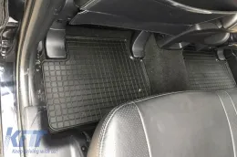 Specific rubber mats suitable for Peugeot 4007, Citroen C-Crosser 2007-2012, Mitsubishi Outlander 2007-2018, 4-piece set, black color-image-6229987