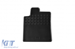 Specific rubber mats suitable for Peugeot 407 2004-2010, 4-piece set, black color-image-6248889