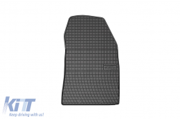 Specific rubber mats suitable for Peugeot 408 Fastback after 2022, 4-piece set, black color-image-6231130