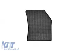 Specific rubber mats suitable for Peugeot 5008 after 2017, 4-piece set, black color-image-6229004