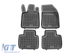 Specific rubber mats suitable for Peugeot 508 after 2018, 4-piece set, black color - ABFMP6016237