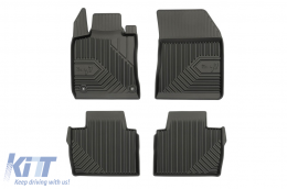 Specific rubber mats suitable for Peugeot 508 after 2018, 4-piece set, black color - ABFMP6018449