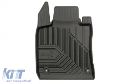 Specific rubber mats suitable for Peugeot 508 after 2018, 4-piece set, black color-image-6226866