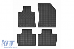 image-3-Specific rubber mats suitable for Peugeot 508, 508 PHEV after 2019, 4-piece set, black color