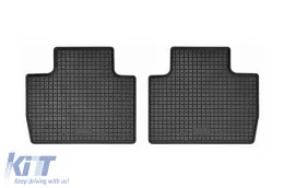 Specific rubber mats suitable for Peugeot 508, 508 PHEV after 2019, 4-piece set, black color-image-6256976