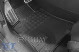 Specific rubber mats suitable for Peugeot 508, 508 PHEV after 2019, 4-piece set, black color-image-6256977