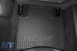 Specific rubber mats suitable for Peugeot 508, 508 PHEV after 2019, 4-piece set, black color-image-6256979