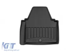 Specific rubber mats suitable for Peugeot 607 1999-2010, 4-piece set, black color, with 24-month warranty-image-6222843