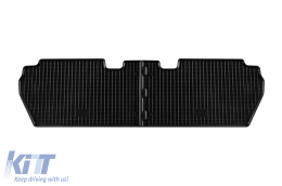 Specific rubber mats suitable for Peugeot Partner, Citroen Berlingo 2008-2018, 4-piece set, black color-image-6228488