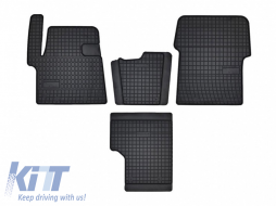 image-20-Specific rubber mats suitable for Peugeot Traveller after 2017, 4-piece set, black color