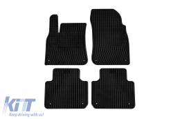 Specific rubber mats suitable for Porsche Cayenne after 2017, 4-piece set, black color - ABFMP6019272
