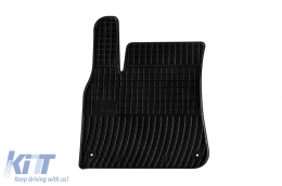 Specific rubber mats suitable for Porsche Cayenne after 2017, 4-piece set, black color-image-6230617