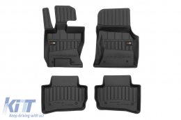 Specific rubber mats suitable for Range Rover Velar L560 after 2017, 4-piece set, black color, with 24-month warranty - ABFMLR6017630