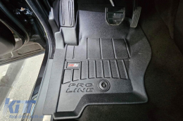Specific rubber mats suitable for Range Rover Sport I 2005-2013 from Frogum 3D ProLine series, 3-piece set, black color, with 24-month warranty-image-6222899