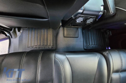 Specific rubber mats suitable for Range Rover Sport I 2005-2013 from Frogum 3D ProLine series, 3-piece set, black color, with 24-month warranty-image-6222903