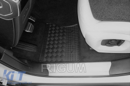 Specific rubber mats suitable for Range Rover Sport 2013-2022, 4-piece set, black color-image-6228882