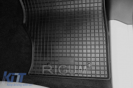 Specific rubber mats suitable for Range Rover Sport 2013-2022, 4-piece set, black color-image-6228883