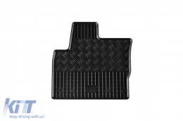 Specific rubber mats suitable for Range Rover Evoque 2011-2018, 4-piece set, black color-image-6249281