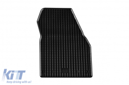 Specific rubber mats suitable for Range Rover Evoque 2011-2018, 4-piece set, black color-image-6249282