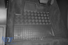 Specific rubber mats suitable for Range Rover Evoque 2011-2018, 4-piece set, black color-image-6249284