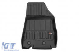 Specific rubber mats suitable for Renault Arkana after 2019, 4-piece set, black color, with 24-month warranty-image-6223585