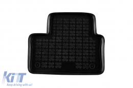 Specific rubber mats suitable for Renault Captur after 2019, Captur E-tech Hybrid after 2020, 4-piece set, black color-image-6216137