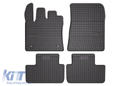 Specific rubber mats suitable for Renault Captur after 2019, 4-piece set, black color - ABFMR6019297