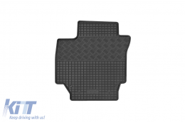 Specific rubber mats suitable for Renault Captur after 2013, 4-piece set, black color-image-6249245