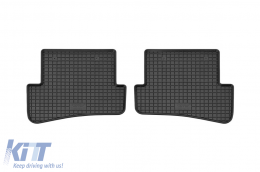 Specific rubber mats suitable for Renault Captur after 2013, 4-piece set, black color-image-6249247