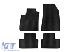 image-12-Specific rubber mats suitable for Renault Clio after 2019, 4-piece set, black color