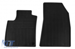 Specific rubber mats suitable for Renault Clio after 2019, 4-piece set, black color-image-6220399