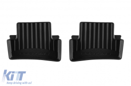 Specific rubber mats suitable for Renault Clio 2012-2020, 4-piece set, black color, with 24-month warranty from Frogum 3D ProLine series.-image-6224349