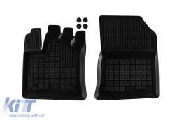 image-14-Specific rubber mats suitable for Renault Express Van after 2021, 2-piece set, black color
