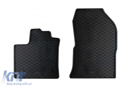 Specific rubber mats suitable for Renault Express Van after 2021, 2-piece set, black color - ABFMR6023768