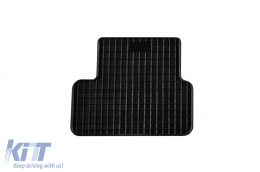 Specific rubber mats suitable for Renault Fluence after 2010, 4-piece set, black color-image-6230373