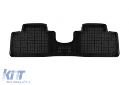 Specific rubber mats suitable for Renault Grand Scenic after 2016, 3-piece set, black color-image-6216142