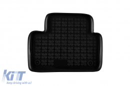 Specific rubber mats suitable for Renault Kadjar after 2015, 4-piece set, black color-image-6216092