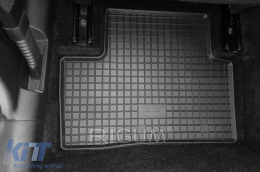 Specific rubber mats suitable for Renault Kadjar after 2015, 4-piece set, black color-image-6249391